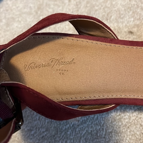 Universal threads rust chunky heels New 9.5! Suede like - Picture 7 of 12